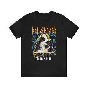 Def Leppard Hysteria Tour 1988 Shirt Tshirt Band Tee Vintage Shirt